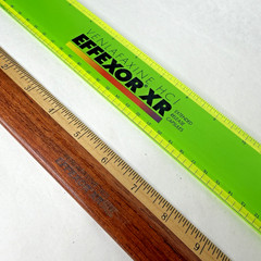 Effexor XR Branded Rulers Lot of (2) Drug Rep Pharma Promo Advertising Vintage