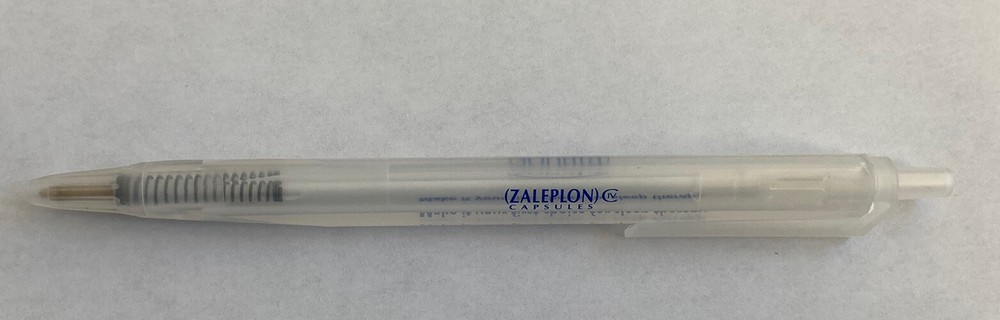 ZALEPLON SONATA 3-SIDED Pharmaceutical Drug Pen RARE Advertising Collectible