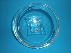 Antique Apothecary Jar Footed glass Candy Container Dish vtg