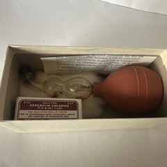 Antique Adrenalin Vaporizer Set Glaseptic Parke Davis & Co Detroit MI Complete