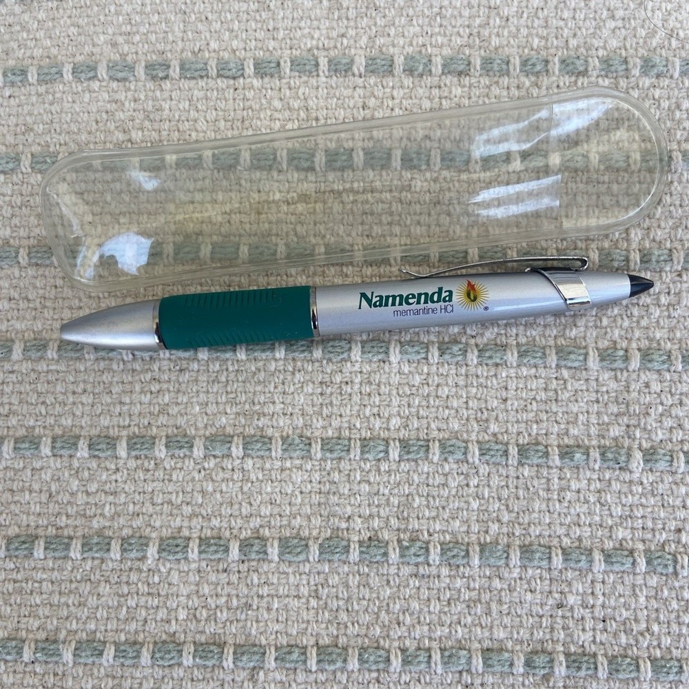 Drug Rep NAMENDA Pharmaceutical Pen Heavy Metal Stylus Promo Gifts