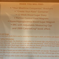 Novolog Mealtime Companion Plate With Information Book Never Used