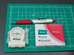 Diovan Lot Metal PEN Stethoscope Watch, Page Flags Drug Rep Pharmaceutical Promo