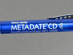 Metadate CII PENS 1 Heavy Metal Twist Drug Rep Pharmaceutical Advertising RARE