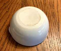 Vtg Haldenwanger Berlin Germany Mortar & Pestle White Porcelain Scientific 55-2