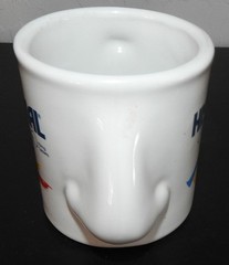 Vintage Hismanal (astemizole) NOSE Ceramic Coffee Mug Pharma Rep Promo Item 1991