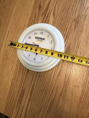 Vioxx Pharmaceutical Round Battery Operated Clock Unique!- Works