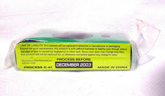 Zyrtec 35mm 400ASA Flash Camera Pharmaceutical Promo Circa Y2K 2000 24 Exposures