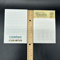 Vintage Notepads Pharmaceutical Rep Promo Advertising Estratab Prometrium OBGYN