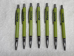 Zyrtec Pen Drug Rep Pens Pharma Metal Weighted Promo Tested and working Lot of 7