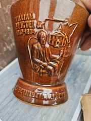 Vtg Mortor / Glass Pestle RX Secundum Artem 5×5 Advertising Commemorative