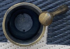 Schering Brass Mortar & Pestle 15th Edition Louis DuFilho Jr Vintage 1997 EUC
