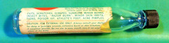 Vintage 🔥BACTINE🔥 No Sting First Aid EMPTY Glass Bottle Miles Labs Elkhart IN