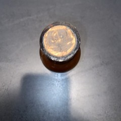 Chemical Storage Containers Antique Brown/vintage Clear Glass Lot Of 2
