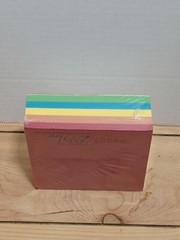Rainbow Colors Post It Paper Sticky Note Pad Vintage Pepcid Drug Advertising