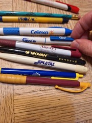 Pharmaceutical Drug Rep Pens Nitroglycerin Prozac Celexa Evista Norvasc Ten