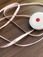Lot Of 2 VINTAGE ECLECTIC RETRACTABLE ROUND POCKET RULER – NEW OLD STOCK