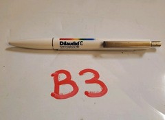 DILAUDID PEN Hydromorphone Plastic Scroll -Pharmaceutical Promo Drug Rep Swag
