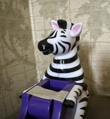 Vintage Pharmaceutical Drug Rep Zithroma Zebra Tape Dispenser Advertisement New