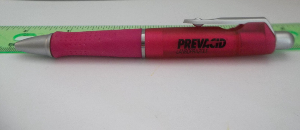 PREVACID Promotional Pen Plastic Medium Weight w/Rubberized Grip