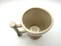 CLARITIN Mortar & Pestle Coffee Cup Mug “Ask Your Pharmacist” Advertising VTG