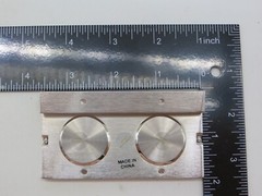 Drug Rep Promo Nexium Dual Clock / Business Card Holder promotional item