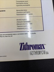 Medical Clipboard Zithromac Z-Pak Pharmaceutical Drug Rep Promo 14×9