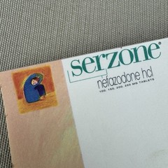 6 pads Serzone Post-It Notes Vintage Drug Rep Swag Nefazodone
