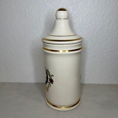 Vintage Jeanne Robinette Ceramics~Carbo Ligni Apothecary Jar, Rexall Drug Store