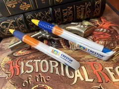 2 Collectible Crestor Pharmaceutical Drug Rep Pens!