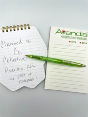 VTG Avandia Green Drug Rep BIC Pen & Post-It Notepad Drug Rep Pharma Bundle