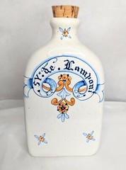 Oil Jar Ceramic Italian Reproduction Antique Reproduction Cork Kitchen Bar Decor