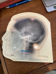 PLAVIX STROKE A LEARNING AND RESOURCE GUIDE CARDBOARD BOOK DRUG REP PROMO
