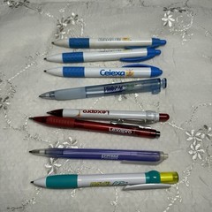 Lot 8 SSRI Pharma Rep Pens Lexapro Celexa Prozac Zyprexa Paxil Drug Pens