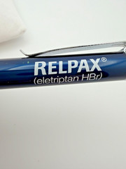 Relpax Heavy Metal Drug Rep Pen (tested & working)
