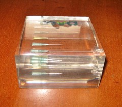 Teva Pharmaceutical Companies Promo Guage Display Paperweight Employee Gift