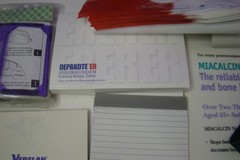 Misc Lot of Note Pads Pharmaceutical items Drug Rep Doctor sample