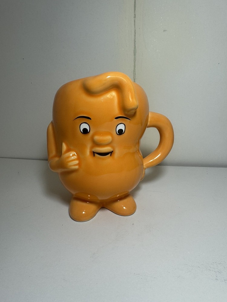 Vintage Actos Pharmaceuticals Promotion Anthropomorphic Ceramic Mug STOMACH Mint