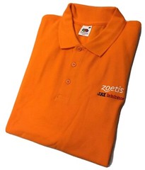 ZOETIS Collectible Orange Golf Shirt – Size XL Short Sleeves