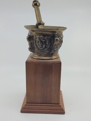 1957 Rexall Drug Outstanding Achievement Award Trophy Pharmaceutical Antique