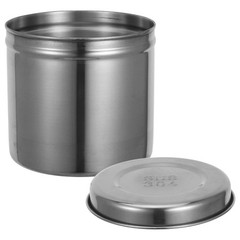 Stainless Steel Storage Jar, Gauze Dressing Unguent Holder 3.54 Inch, Profess…