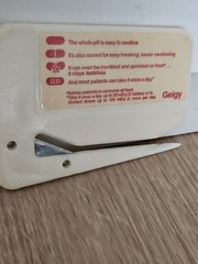 Ten-K Potassium Pharmaceutical Drug Rep Letter Opener Vintage 80s Geigy Pharma