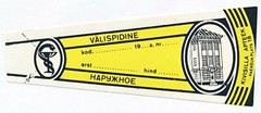 1940-50s USSR Soviet Estonia KIVISILLA Pharmacy Apotheca Cure Recipe Signatura