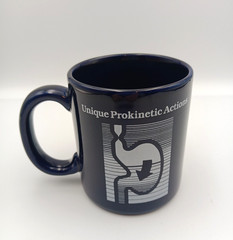 Reglan Pharmaceutical Coffee Cup Mug Drug Rep Advertising Blue White 10oz