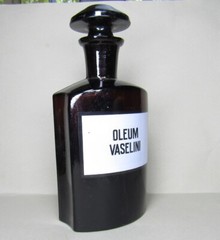 Vintage Medical Science Glass Bottle,Amber color,Germany №14727