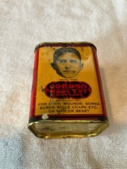 Vintage Corona Wool Fat Compound Tin Container