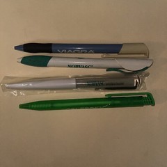 Lot Of 4 Pfizer Viagra Norvasc Celebrex PLASTIC PENS, DRUG REP Pharmaceutical