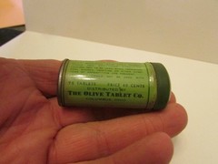 Old Empty Medicine Tin Dr. Edward’s Olive Tablets Laxative Columbus Ohio