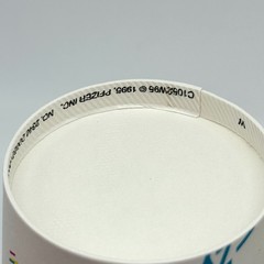 VTG Zyrtec Pfizer 90s Promo Paper Cups x10 Pharmaceutical Deadstock Unused