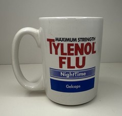 Drug Mug Tylenol Flu Pharmaceutical Pharma Night Time Gelcaps Max Strength VTG